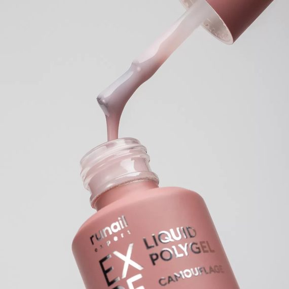 Жидкий полигель Liquid Polygel Runail Expert №224, 18 мл флакон