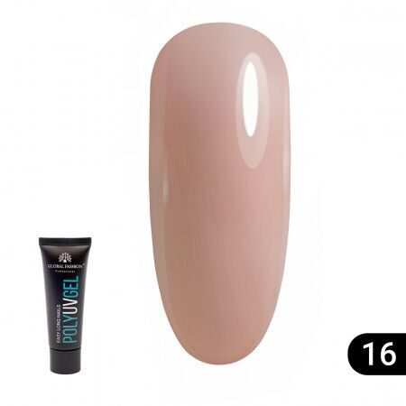Поли UV гель (Полигель) Global Fashion 30 г 16