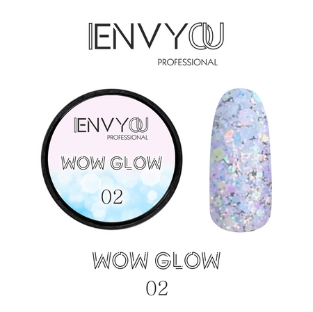 Envy декоративный гель Wow Glow 02 , 5 грамм