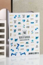 NOGTEMODA наклейка combi metallic 065